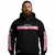 Black Reflective Hoodie w/ Hi Vis Pink Strips (Gen2)