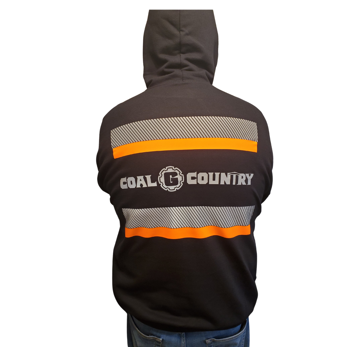 Miner Strong Coal Country Reflective Hoodie