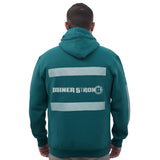 ANSI Class 1 MSG Green Workwear Zip Up