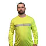 High Vis, Long Sleeve Work Shirts with Reflective Strips