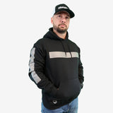 Hi Vis Hooded Sweatshirt with 182"Sq Reflective Strips