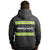 ANSI Class 2 Miner Strong Grey Reflective Hoodie w/ Hi Vis Yellow Strips (Gen2)