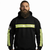 Black Reflective Hooded Sweatshirt with Hi Vis Yellow Strips, (NO LOGO) (Gen2)