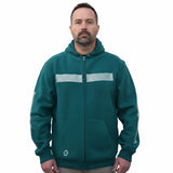 ANSI Class 1 MSG Green Workwear Zip Up (NO LOGO)