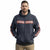 ANSI Class 1 MSG Grey Workwear Zip Up (Orange Strips) (NO LOGO)