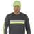 High Vis, Long Sleeve Work Shirts with Reflective & Fluorescent Strips, ANSI Class 2 (NP LOGO)