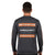 ANSI Class 2 MSG Grey Reflective Long Sleeve Safety Shirt w/ Hi Vis Orange Strips (Gen2)
