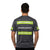 ANSI Class 1 Grey Reflective Short Sleeve Safety Shirt w/ Hi Vis Yellow Strips (Gen2)