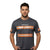 ANSI Class 1 Grey Reflective Short Sleeve Safety Shirt w/ Hi Vis Orange Strips (Gen2)