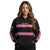 ANSI Class 2 Miner Strong Black Reflective Hoodie w/ Hi Vis Pink Strips (Gen2)