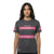 ANSI Class 1 Ladies Grey MSG Short Sleeve Reflective Shirt w/ Hi Vis Pink Strips (GEN 2)