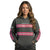 ANSI Class 2 Miner Strong Grey Reflective Hoodie w/ Hi Vis Pink Strips (Gen2)