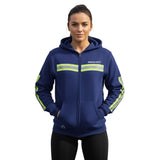MSG Navy Workwear Zip Up (Yellow Strips)