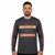 ANSI Class 2 Grey Reflective Long Sleeve Safety Shirt w/ Hi Vis Orange Strips (NO LOGO) (Gen2)