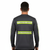ANSI Class 2 Grey Reflective Long Sleeve Safety Shirt w/ Hi Vis Yellow Strips (NO LOGO) (Gen2)