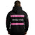 ANSI Class 2 Miner Strong Black Reflective Hoodie w/ Hi Vis Pink Strips (Gen2)