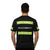 Coal Country Black Reflective Short Sleeve Safety Shirt w/ Hi Vis Yellow Strips (Gen2)