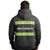 Coal Country Grey Reflective Hoodie w/ Yellow Strips (Gen2)
