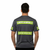 ANSI Class 1 Grey Reflective Short Sleeve Safety Shirt w/ Hi Vis Yellow Strips (NO LOGO) (Gen2)