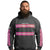 ANSI Class 2 Miner Strong Grey Reflective Hoodie w/ Hi Vis Pink Strips (Gen2)