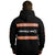 Black Reflective Hoodie w/ Hi Vis Orange Strips (Gen2)