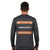Grey Reflective Long Sleeve Safety Shirt w/ Hi Vis Orange Strips (Gen2)