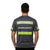 Grey Reflective Short Sleeve Safety Shirt w/ Hi Vis Yellow Strips (Gen2)
