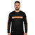 Black Reflective Long Sleeve Safety Shirt w/ Hi Vis Orange Strips (NO LOGO) (Gen2)