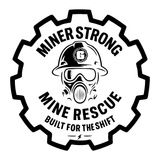 Miner Strong Mine Rescue Sticker