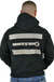 ANSI Class 1 Black Reflective Hoodie