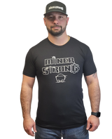 Short Sleeve T-Shirt w/ Stacked Miner Strong Logo