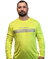 ANSI Class 1 Yellow Reflective Long Sleeve Safety Shirt