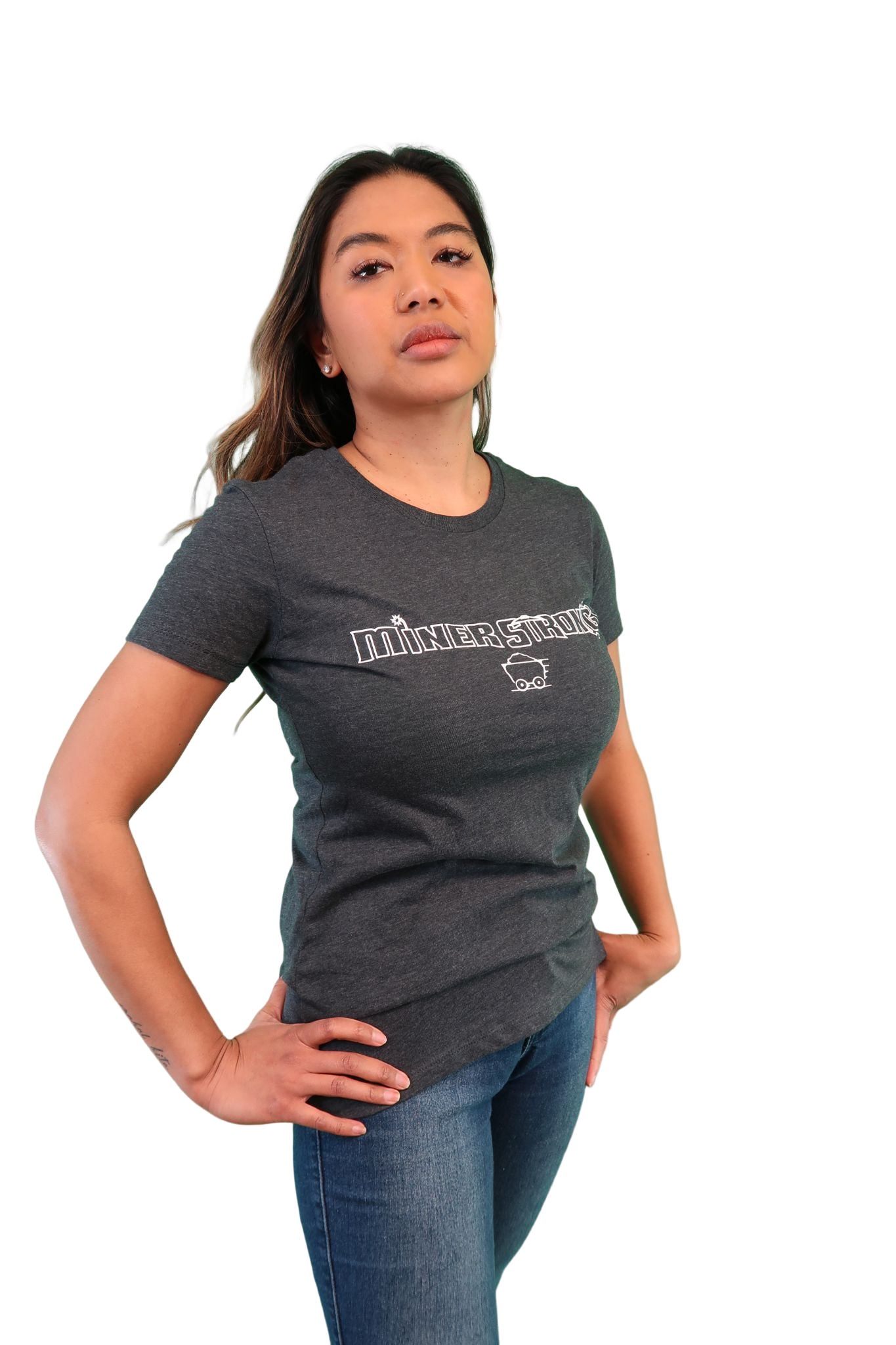 Women's Short Sleeve T-Shirt w/ Miner Strong Logo